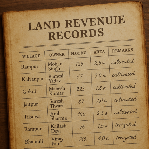 Land Revenue Records Bhopal